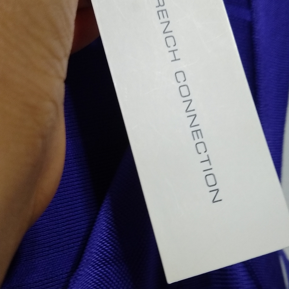 French Connection,dress New w/Tag Purple sz 0 - Picture 13 of 13